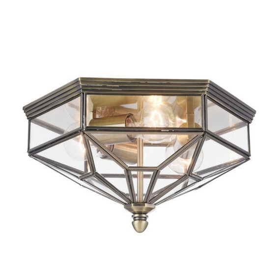 Плафон Zeil Maytoni H356-CL-03-BZ 3xE27 IP43 | Osvetlenieto.bg