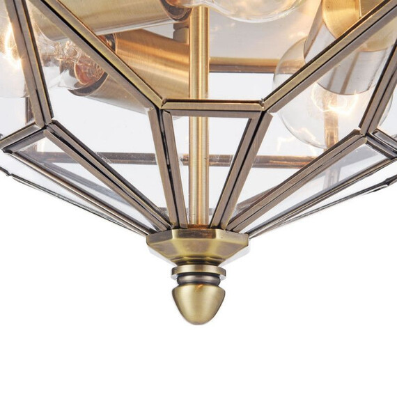 Плафон Zeil Maytoni H356-CL-03-BZ 3xE27 IP43 | Osvetlenieto.bg