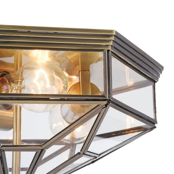 Плафон Zeil Maytoni H356-CL-03-BZ 3xE27 IP43 | Osvetlenieto.bg
