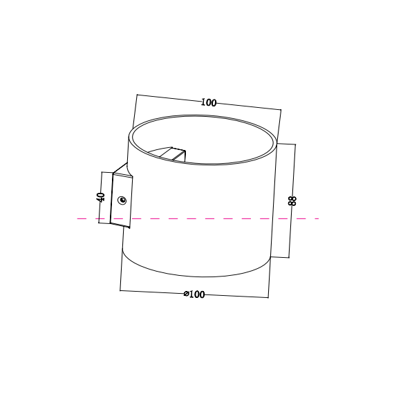 Аплик Rond C066WL-01B Maytoni 1xG9 | Osvetlenieto.bg