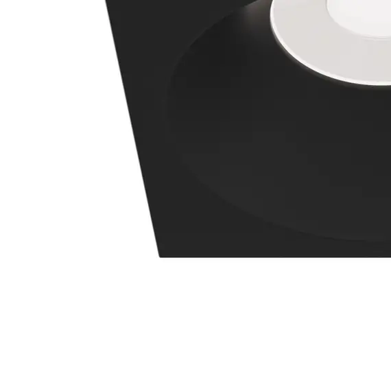 Черна  квадратна луна за баня Zoom Maytoni DL033-2-01B GU10 IP65 | Osvetlenieto.bg