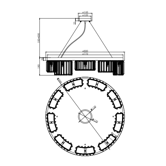 Кристален полилей Colline MOD083PL-09CH Maytoni 9xG9 | Osvetlenieto.bg