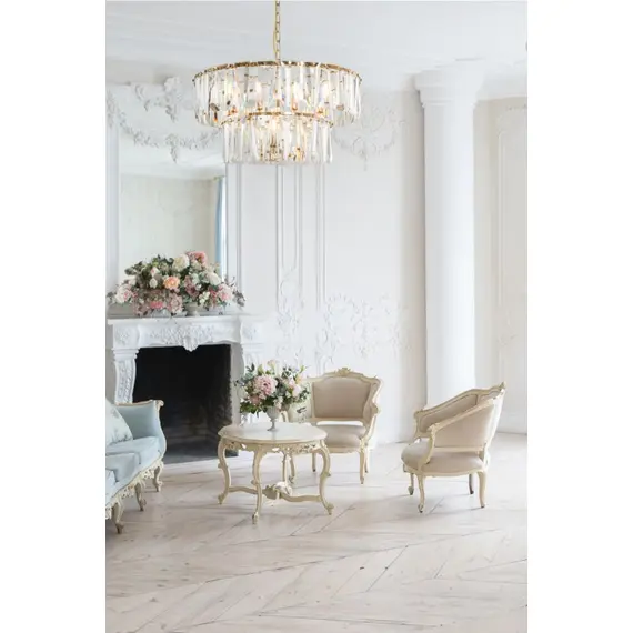 Кристален полилей Puntes MOD043PL-12G Maytoni 12xE14 | Osvetlenieto.bg