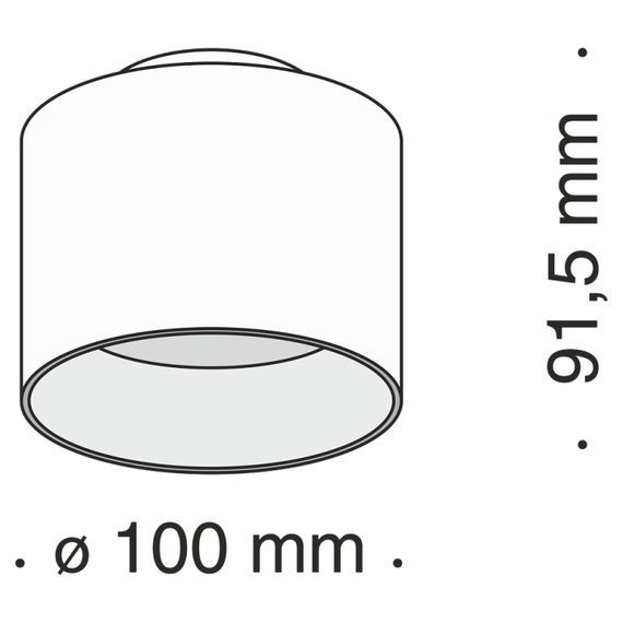 LED Луна за открит монтаж бяла Planet Maytoni C009CW-L12W | Osvetlenieto.bg
