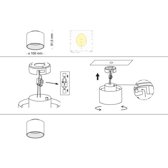LED Луна за открит монтаж черна Planet C009CW-L12B Maytoni 12W 3000K | Osvetlenieto.bg