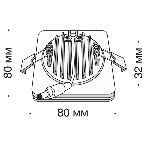 LED луна за вграждане Phanton Maytoni DL303-L7W | Osvetlenieto.bg