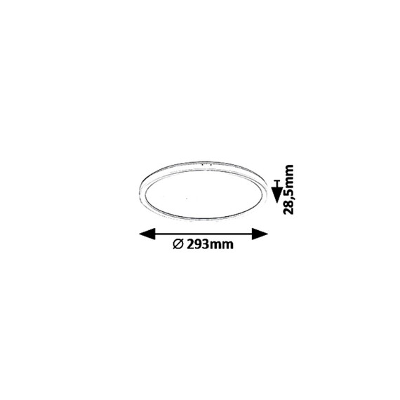 LED Плафон PAVEL 3427 Rabalux 18W 4000K | Osvetlenieto.bg