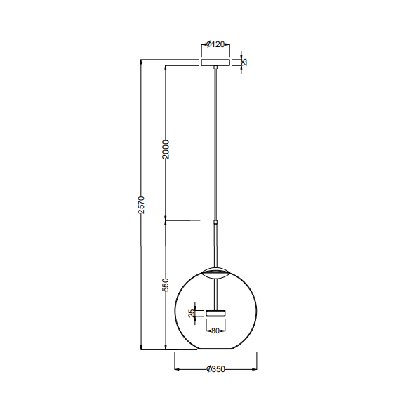 LED Полилей Cometa MOD056PL-L12G3K Maytoni 12W 3000K | Osvetlenieto.bg