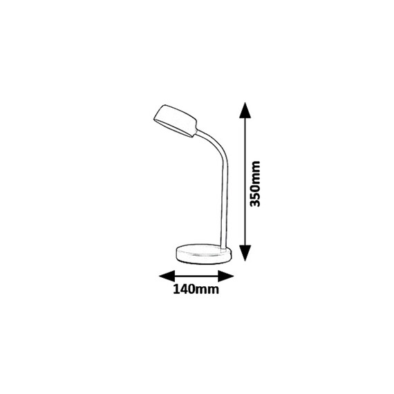 LED Работна лампа BERRY 6780 Rabalux 4.5W 4000K | Osvetlenieto.bg