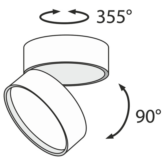 LED Спот Onda Maytoni C024CL-L18B 18W 3000K | Osvetlenieto.bg