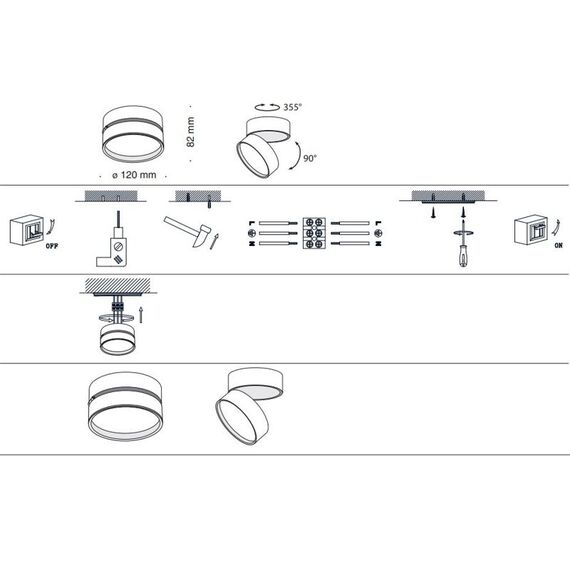 LED Спот Onda Maytoni C024CL-L18B 18W 3000K | Osvetlenieto.bg