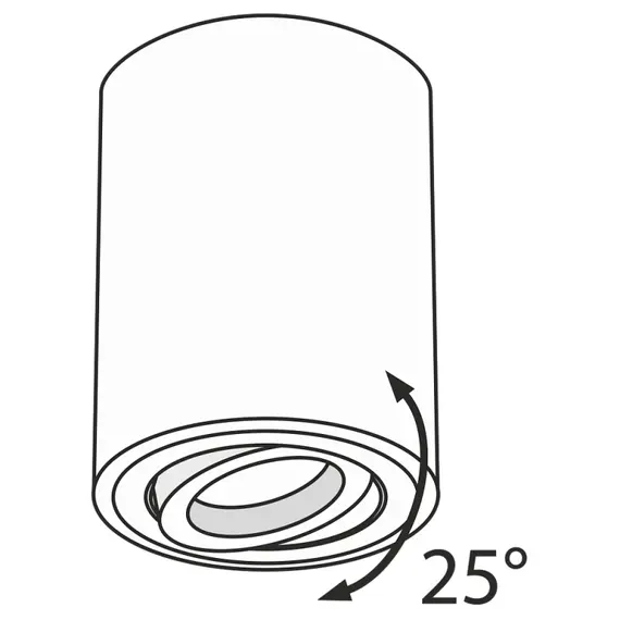 Луна за открит монтаж черна Alfa Maytoni C016CL-01B | Osvetlenieto.bg