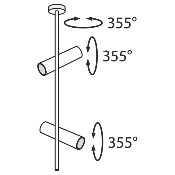 Модерен спот бял Elti Maytoni C021CL-02W GU10 | Osvetlenieto.bg