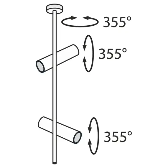 Модерен спот черен Elti Maytoni C021CL-02B GU10 | Osvetlenieto.bg
