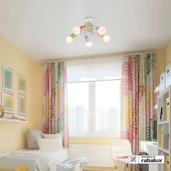 Плафон LINETT 6340 Rabalux 5xE27 | Osvetlenieto.bg