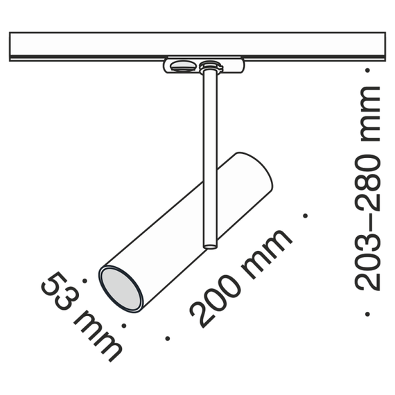Спот за 2L шина бял Maytoni TR005-1-GU10-W | Osvetlenieto.bg