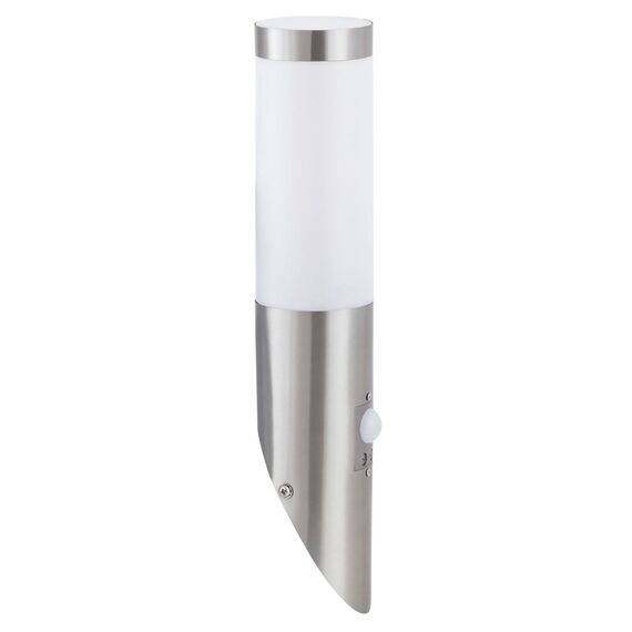 Фасаден аплик със сензор за движение Inox torch 8266 Rabalux 1xE27 | Osvetlenieto.bg