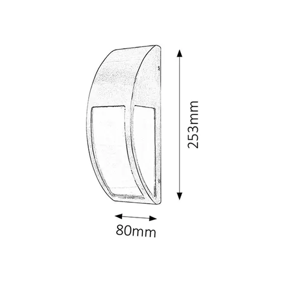 Фасаден аплик Genova 8269 Rabalux 1xE27 | Osvetlenieto.bg