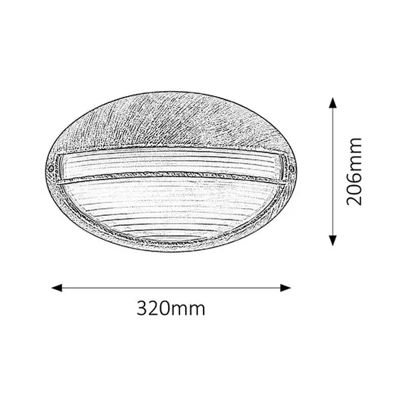 Фасаден аплик Hektor 8496 Rabalux 1xE27 | Osvetlenieto.bg