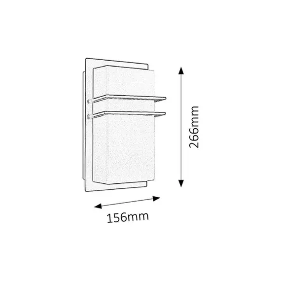 Фасаден аплик Seattle  8229 Rabalux 1xE27 | Osvetlenieto.bg