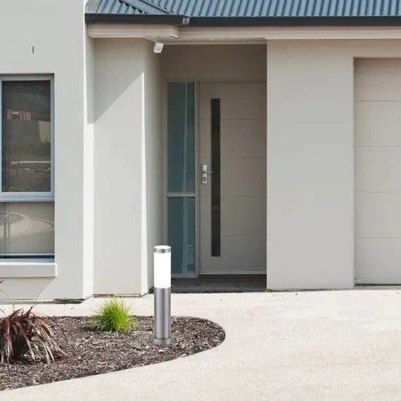 Градински стълб Inox torch 8263 Rabalux 1xE27 | Osvetlenieto.bg