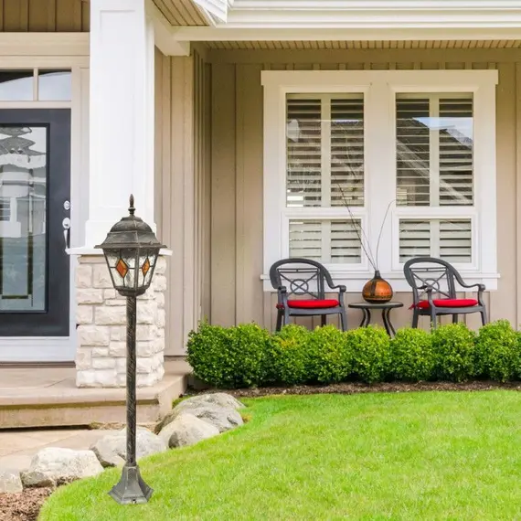 Градински стълб Monaco 8185 Rabalux 1xE27 | Osvetlenieto.bg