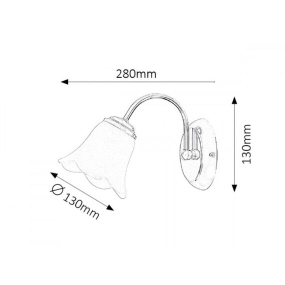 Аплик Rafaella 7231 Rabalux 1xE14 | Osvetlenieto.bg Аплик Rafaella 7231 Rabalux 1xE14 | Osvetlenieto.bg