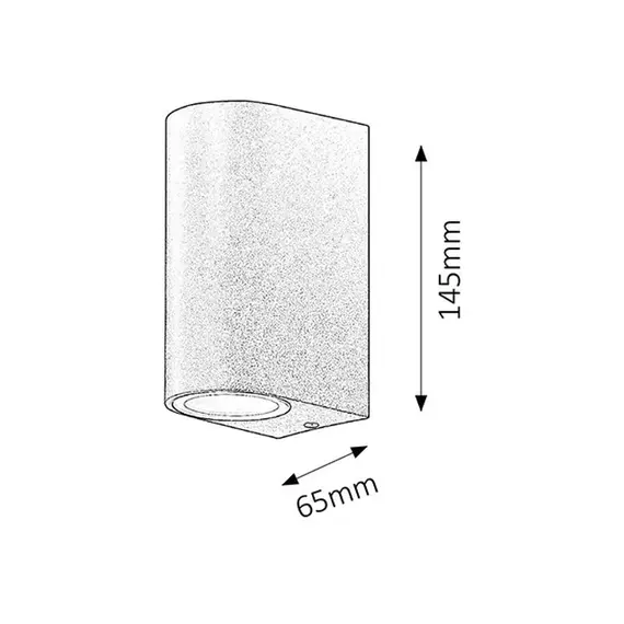 Фасаден аплик Chile 8030 Rabalux 2xGU10 | Osvetlenieto.bg