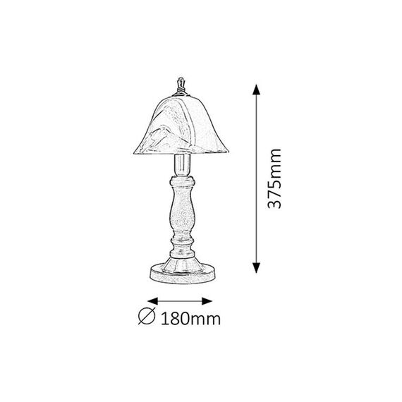 Настолна лампа Rustic 3 7092 Rabalux 1xE14 | Osvetlenieto.bg Настолна лампа Rustic 3 7092 Rabalux 1xE14 | Osvetlenieto.bg