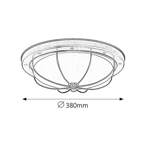 Плафон Sudan 7995 Rabalux 2xE27 | Osvetlenieto.bg Плафон Sudan 7995 Rabalux 2xE27 | Osvetlenieto.bg