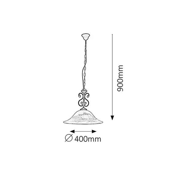 Полилей Dorothea 7776 Rabalux 1xE27 | Osvetlenieto.bg