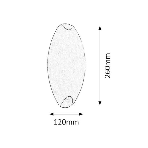 Аплик Opale 5726 Rabalux 1x60W E27 | Osvetlenieto.bg