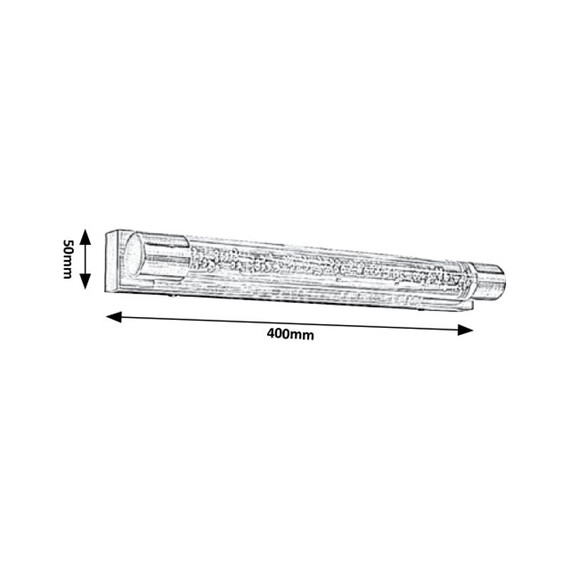 LED аплик за баня Abbey 5786 Rabalux 2x5W 3000K IP44 | Osvetlenieto.bg