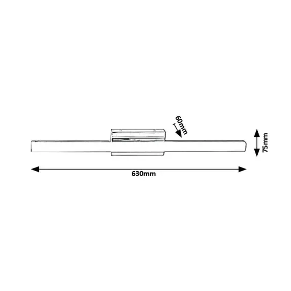 LED Аплик за баня Bastian 5781 Rabalux 13W 4000K | Osvetlenieto.bg