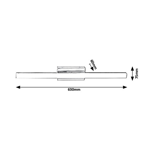 LED Аплик за баня Bastian 5781 Rabalux 13W 4000K | Osvetlenieto.bg