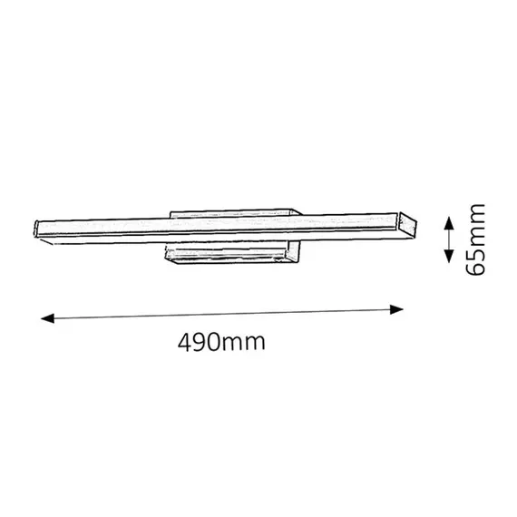 LED аплик за баня John 5897 Rabalux 12W 4000K | Osvetlenieto.bg