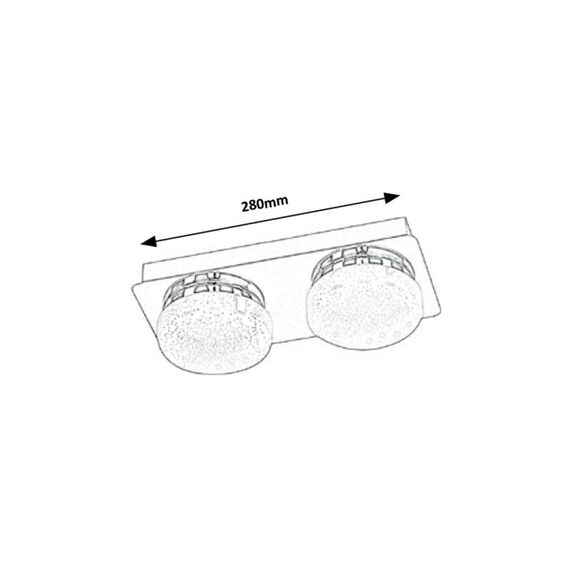 LED плафон Hilary 5662 Rabalux 2x5W 4000K | Osvetlenieto.bg LED плафон Hilary 5662 Rabalux 2x5W 4000K | Osvetlenieto.bg