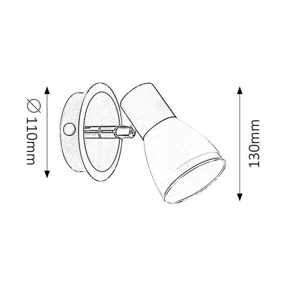 Спот Ati 5976 Rabalux 15W E14 | Osvetlenieto.bg