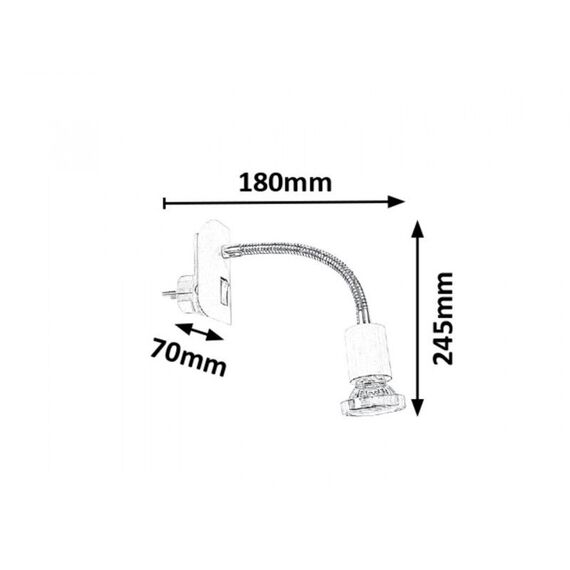 Спот Dobra 5673 Rabalux 1xGU10 | Osvetlenieto.bg