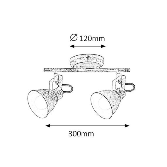 Спот Vivienne 5967 Rabalux 2xE14 | Osvetlenieto.bg