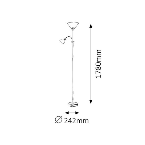 Лампион Action 4065 Rabalux 1xE27/1xE14 | Osvetlenieto.bg