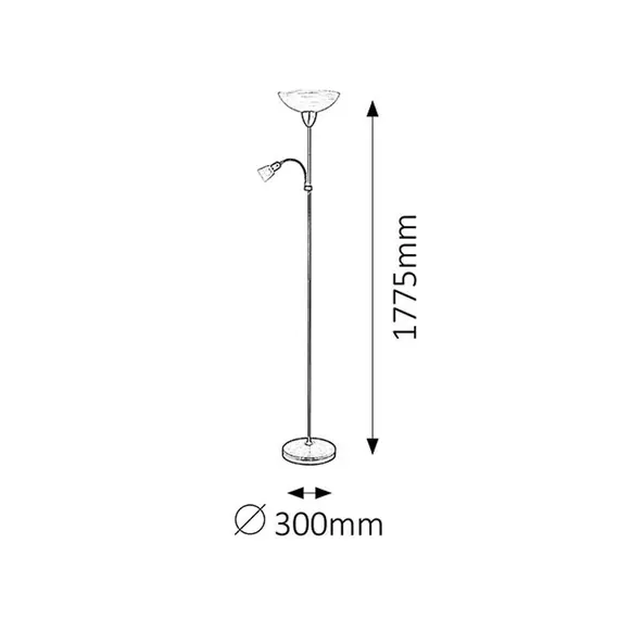 Лампион Pearl classic 4019 Rabalux 1xE27/1xE14 | Osvetlenieto.bg