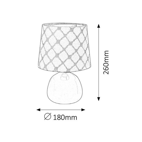 Настолна лампа Ellie 4379 Rabalux 40W E14 | Osvetlenieto.bg