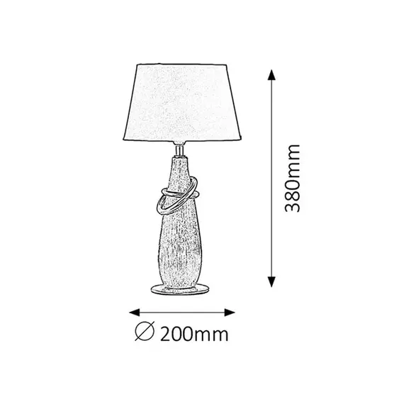 Настолна лампа Evelyn 4372 Rabalux 1xE14 | Osvetlenieto.bg