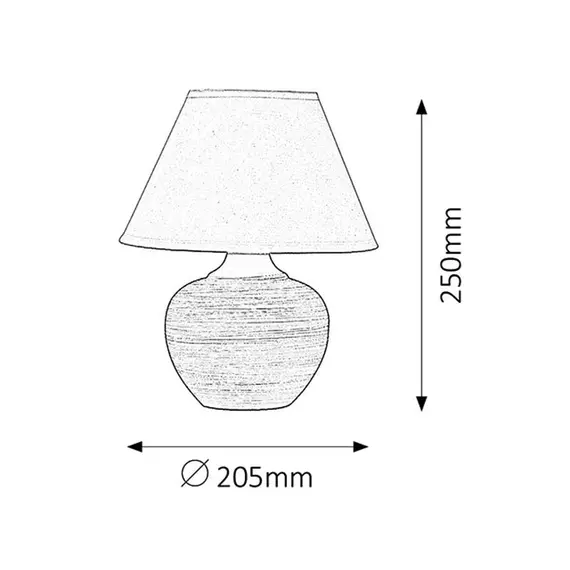 Настолна лампа Molly 4392 Rabalux 40W E14 | Osvetlenieto.bg
