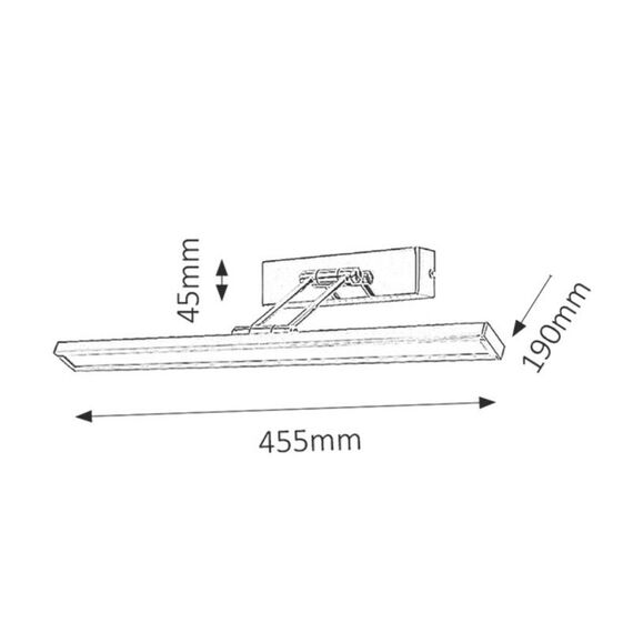 LED аплик за картина Picture slim  3907 Rabalux 8W 4000K | Osvetlenieto.bg LED аплик за картина Picture slim  3907 Rabalux 8W 4000K | Osvetlenieto.bg