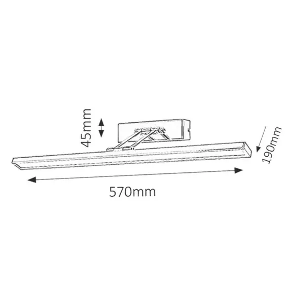 LED аплик за картина Picture slim  3908 Rabalux 12W 4000K | Osvetlenieto.bg