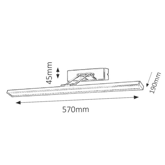 LED аплик за картина Picture slim  3908 Rabalux 12W 4000K | Osvetlenieto.bg