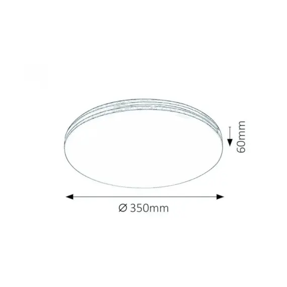 LED плафон Oscar 3345 Rabalux 18W 3000K | Osvetlenieto.bg