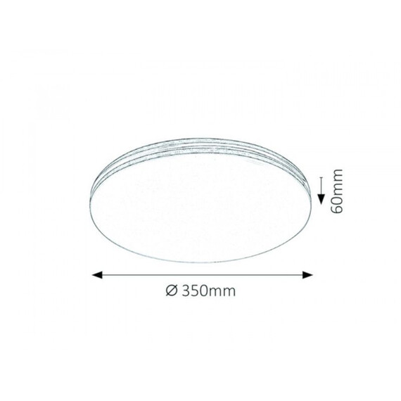 LED плафон Oscar 3345 Rabalux 18W 3000K | Osvetlenieto.bg